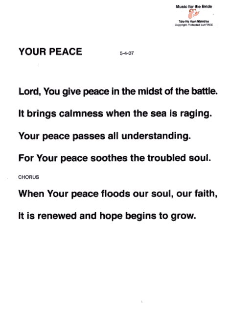 Your Peace